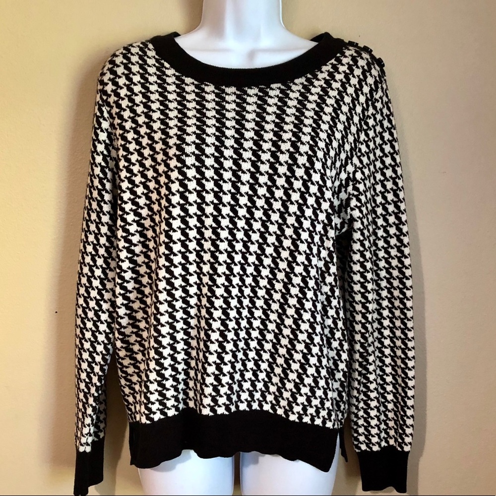 Kim Rogers Houndstooth Sweater